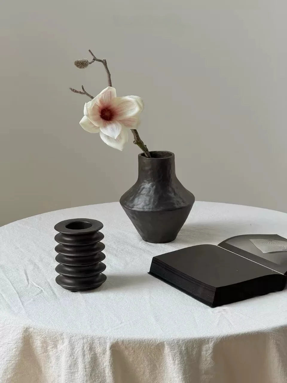 Real Touch Blush Magnolia Stem Set
