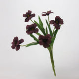 リアルタッチブラウニーチューリップステム – バーガンディ-18.9"