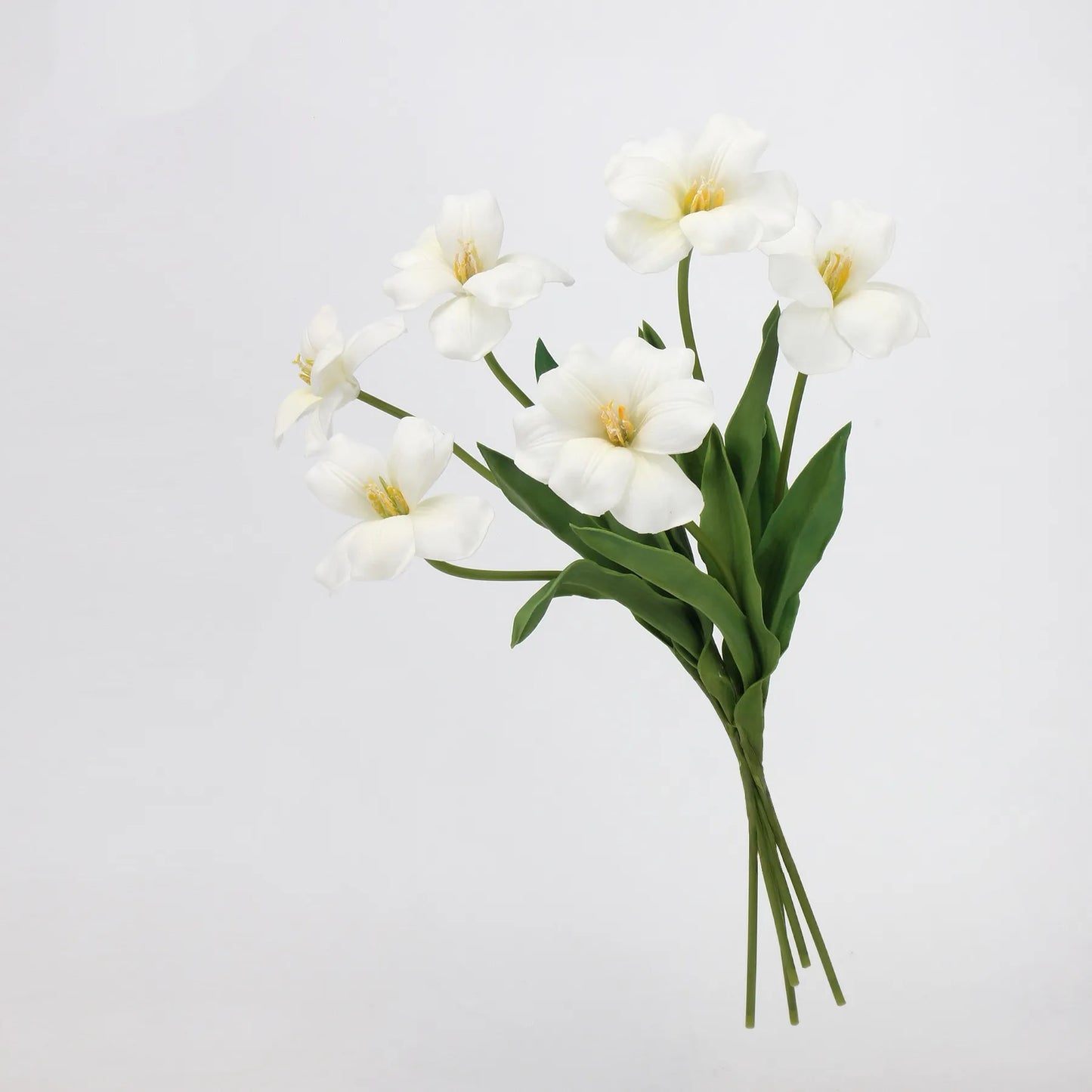 Tulpenstiel „Real Touch Brownie“, Weiß – 48 cm