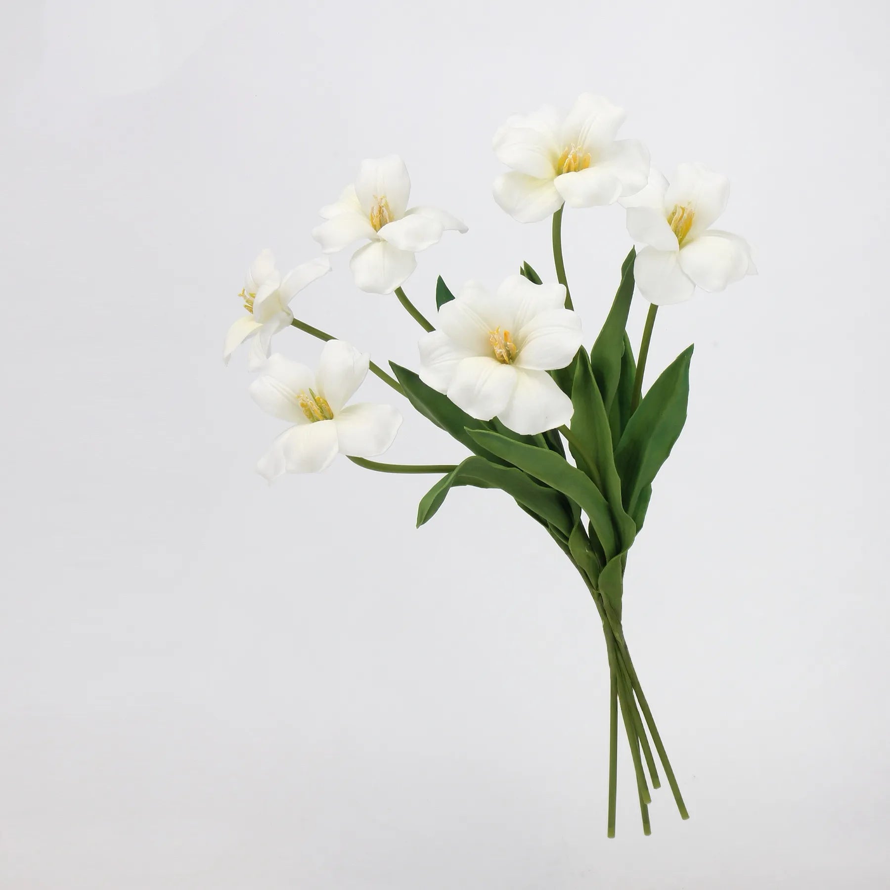 Tulpenstiel „Real Touch Brownie“, Weiß – 48 cm