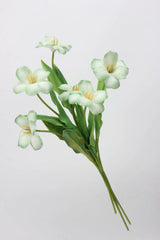 Real Touch Brownie Tulpenstiel – Weiß und Grün – 48 cm