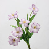 Real Touch Brownie Tulpenstiel – Weiß und Lavendel – 48 cm