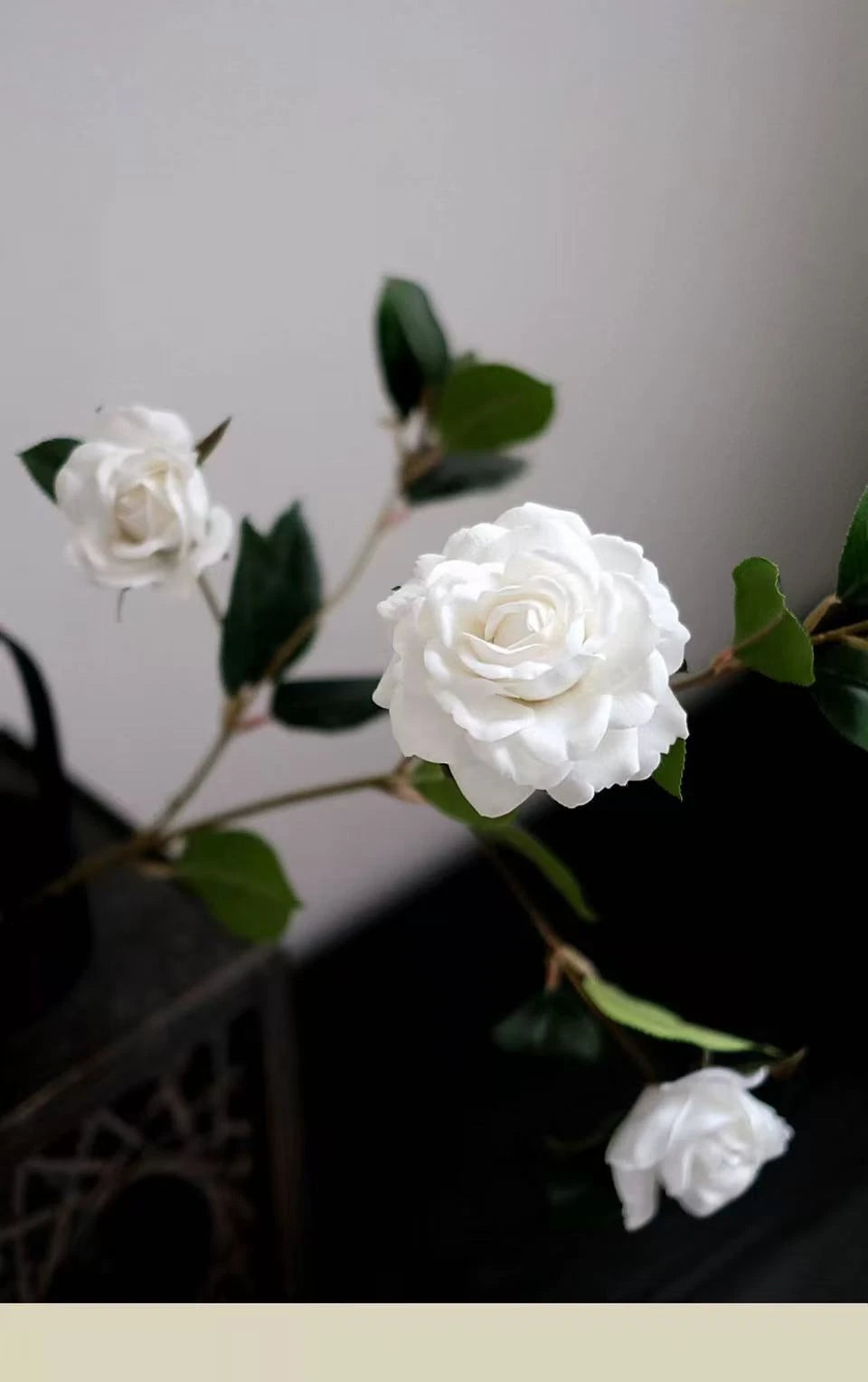 Real Touch Camellia Flower Stem – 28"