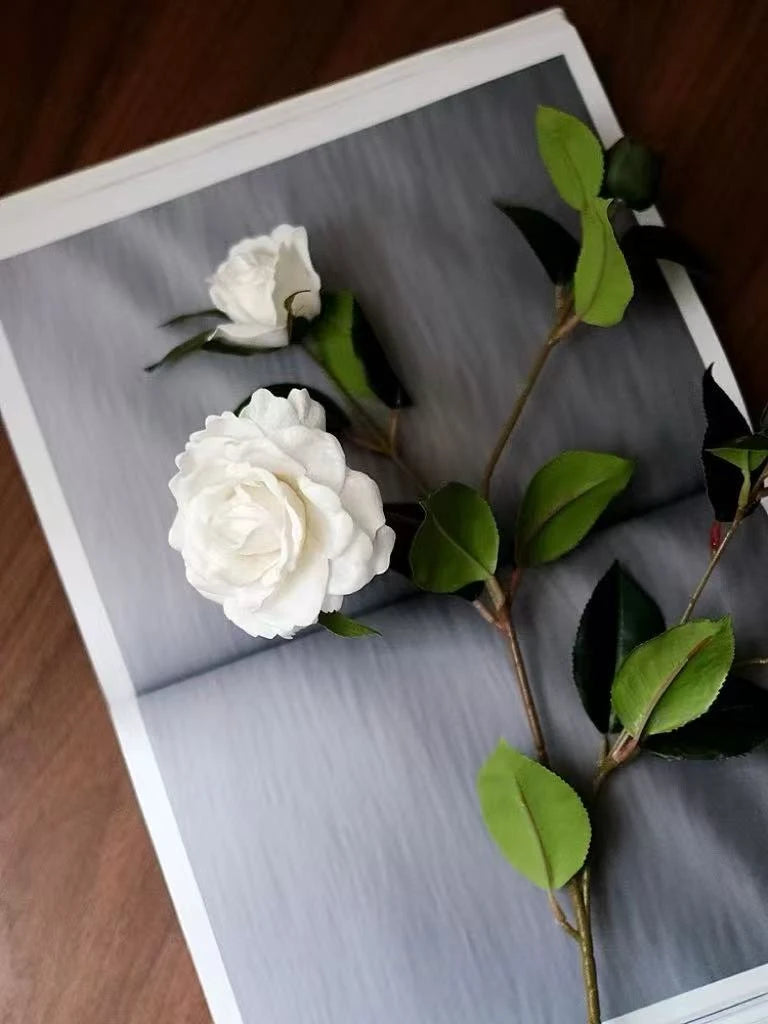 Real Touch Camellia Flower Stem – 28"