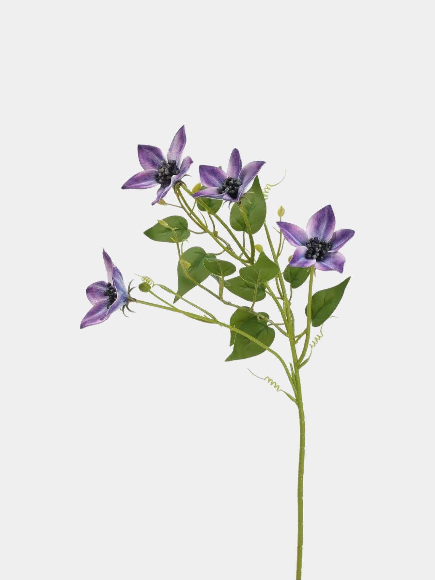 Real Touch Clematis Spray Stem