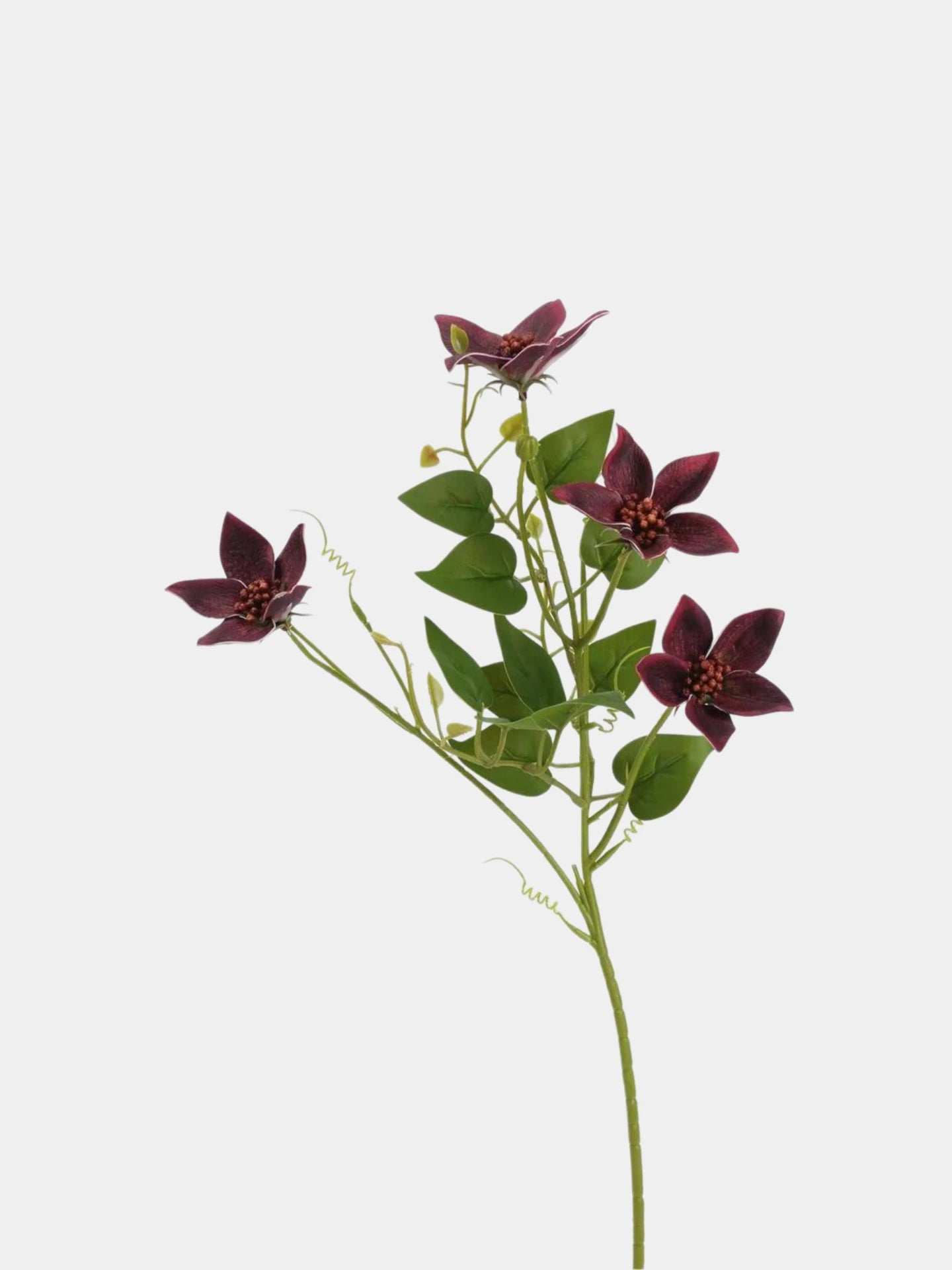 Real Touch Clematis Spray Stem