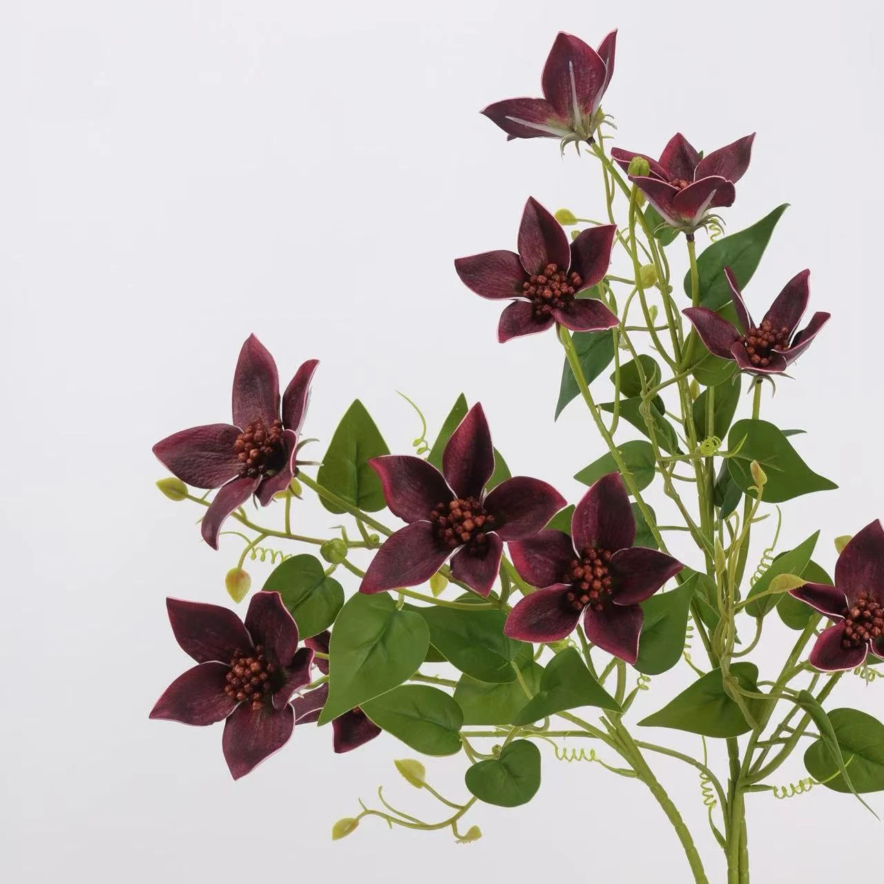 Real Touch Clematis Spray Stem