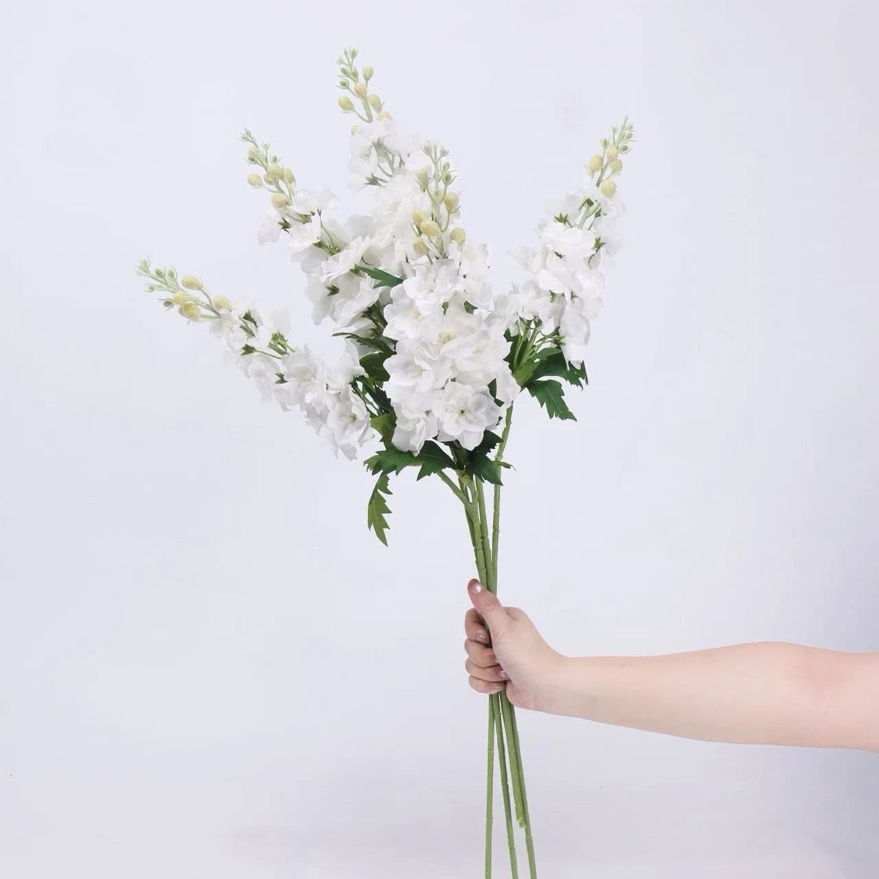 Real Touch Delphinium Flower Stem – 28"/70cm
