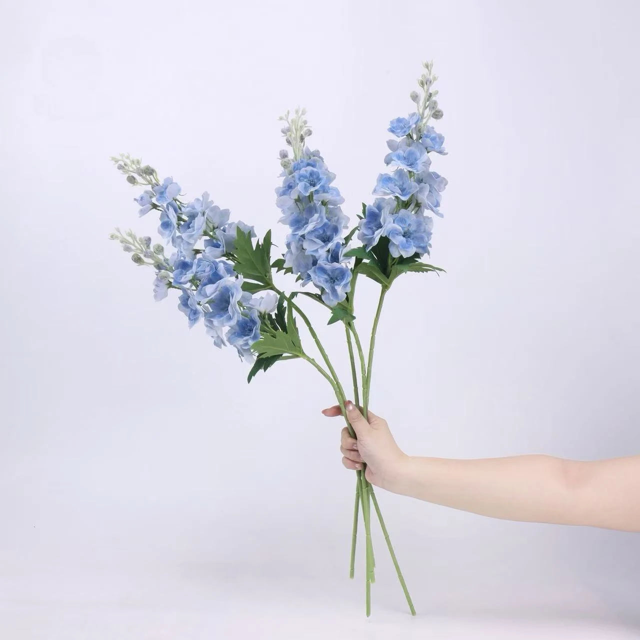 Real Touch Delphinium Flower Stem – 28"/70cm