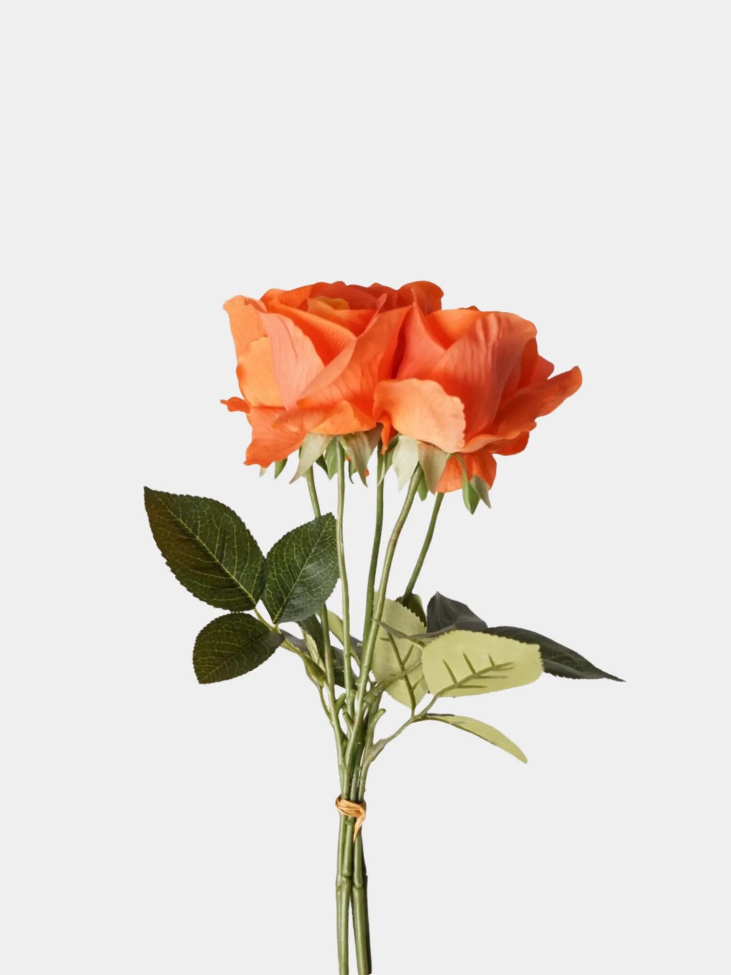 リアルタッチ ダイアナ ローズ ブーケ - オレンジ