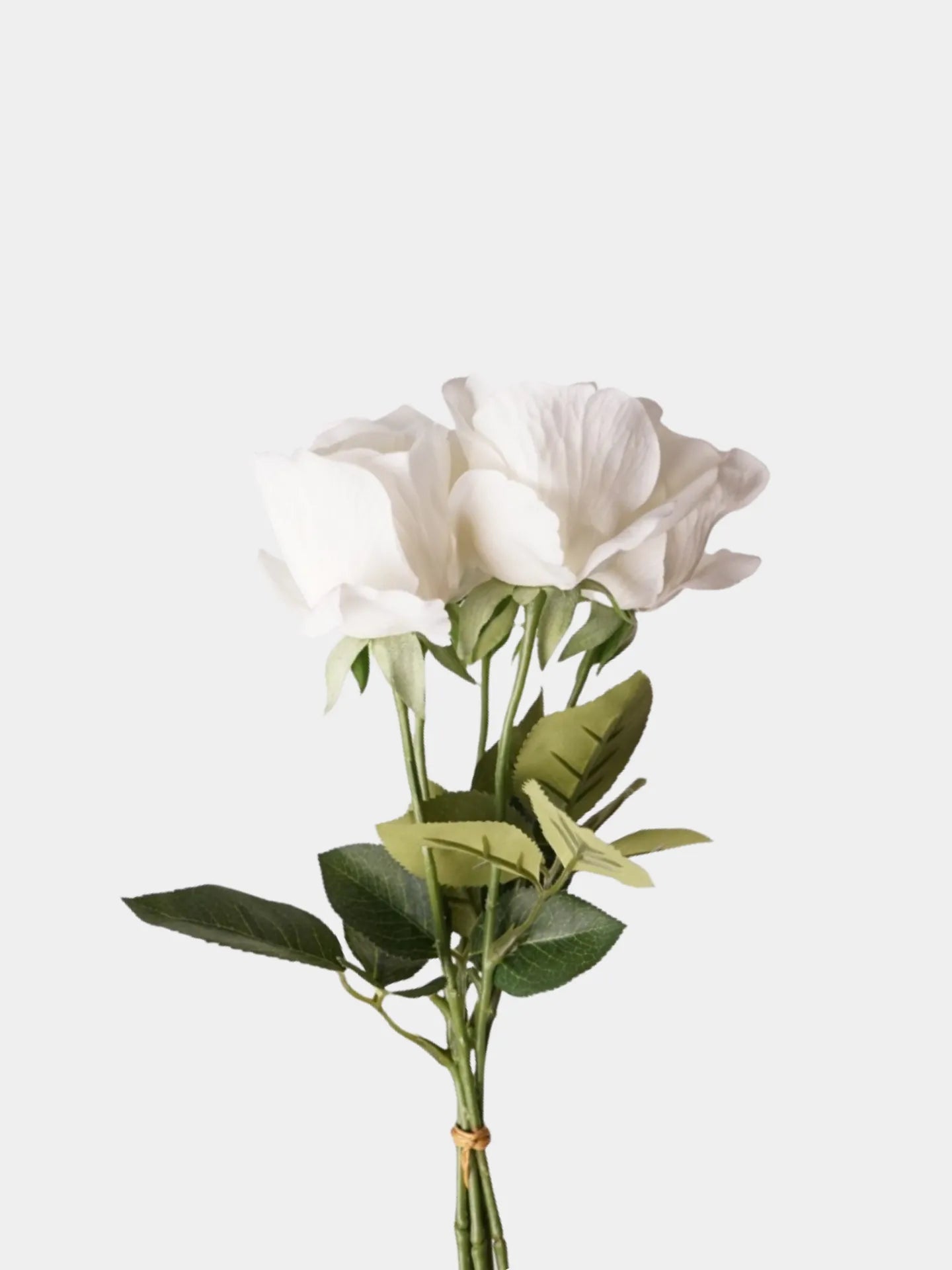 リアルタッチ ダイアナ ローズ ブーケ - ホワイト