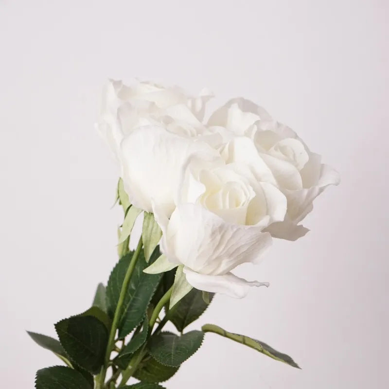 リアルタッチ ダイアナ ローズ ブーケ - ホワイト