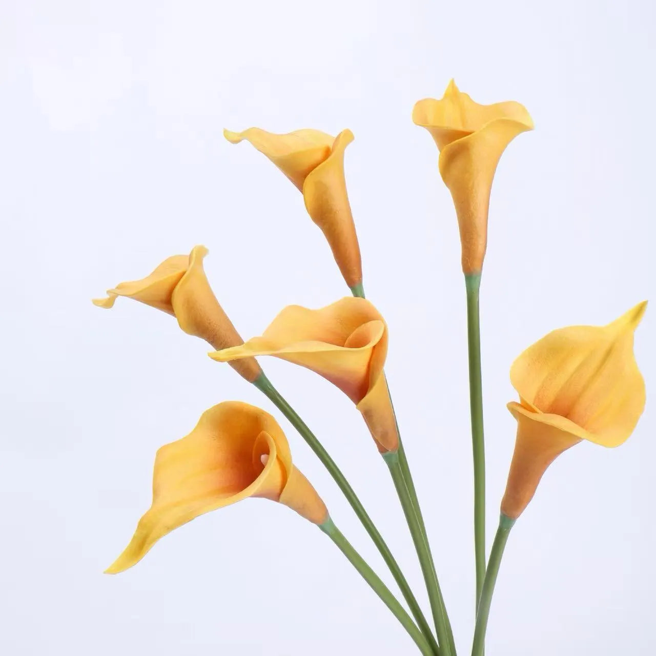 Real Touch Faux Calla Lily Stem – Yellow 20.9″