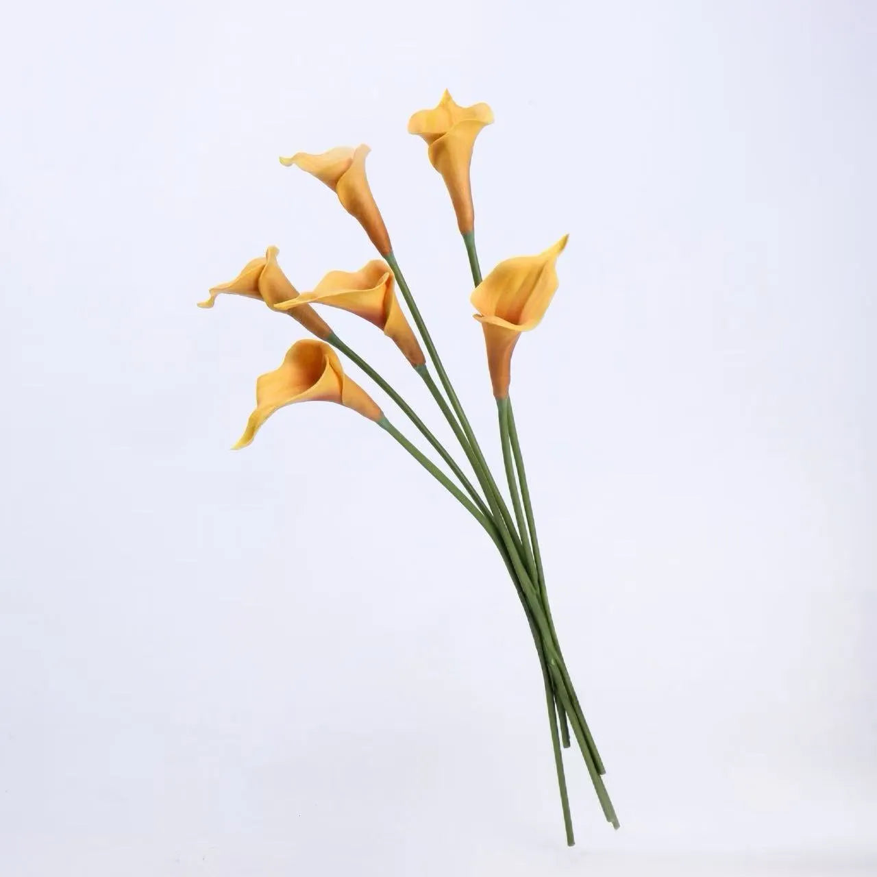 Real Touch Faux Calla Lily Stem – Yellow 20.9″