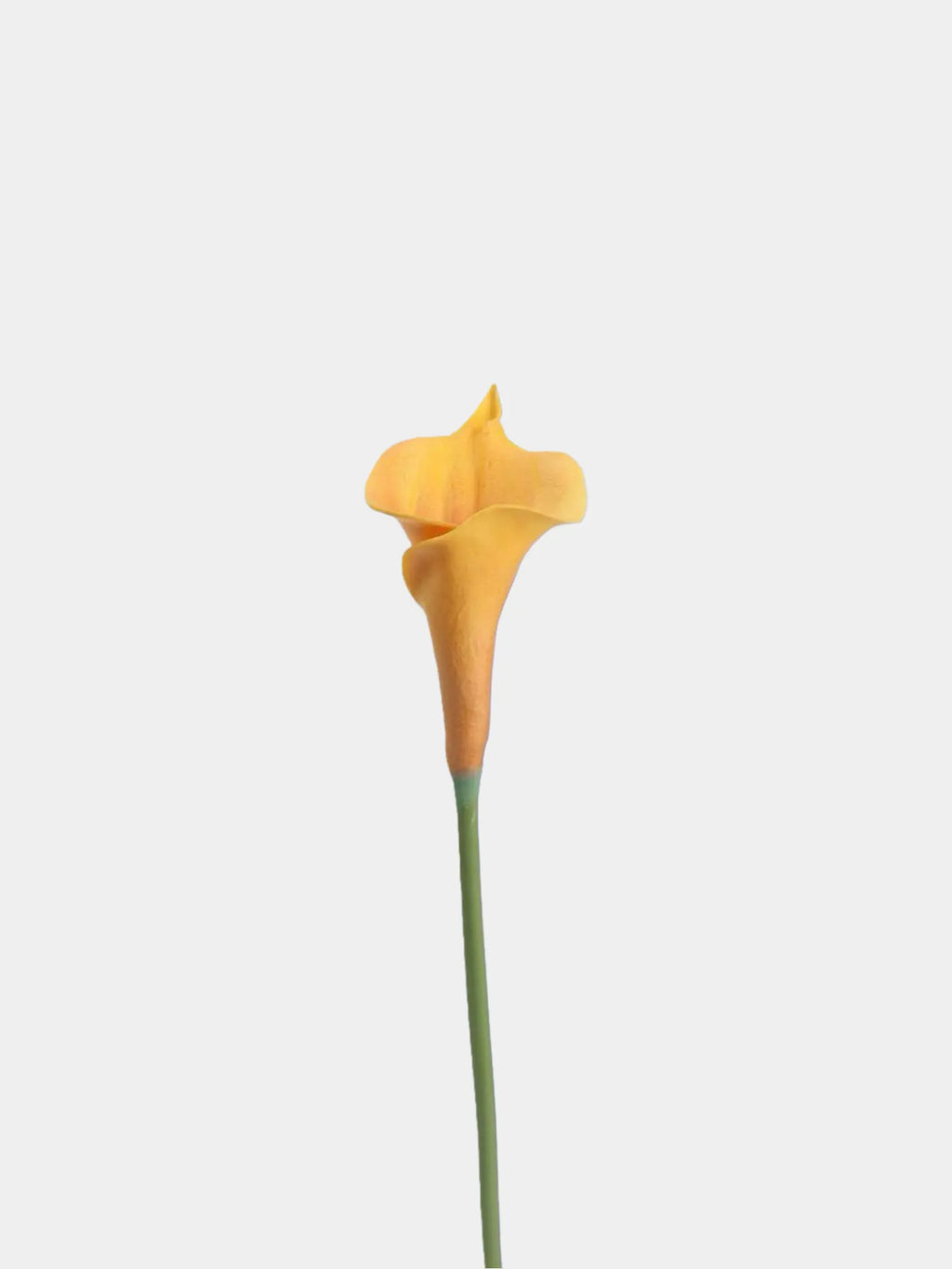 Real Touch Faux Calla Lily Stem – Yellow 20.9″