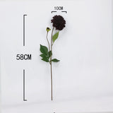 Real Touch Faux Dahlia Stem –22"