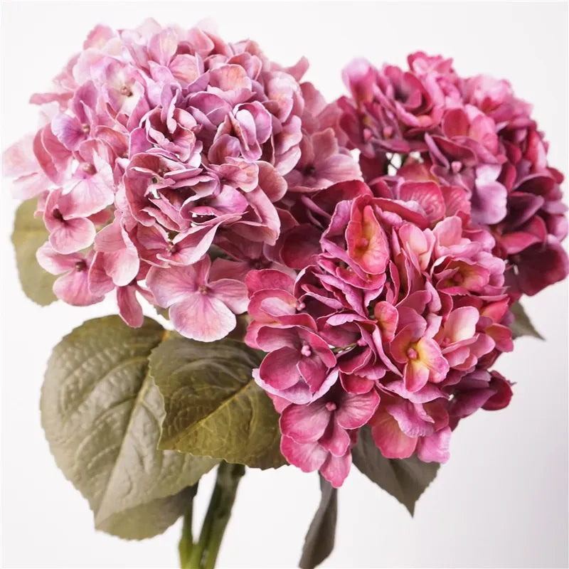 Real Touch künstlicher Hortensienzweig, riesig – Mauve, 63 cm