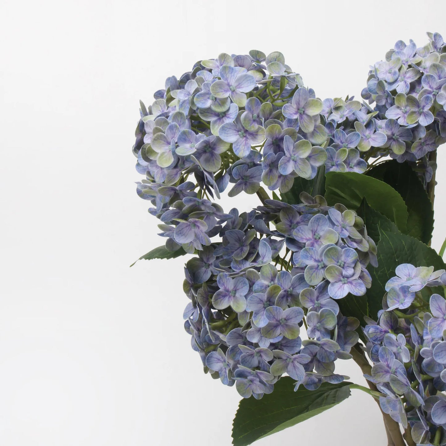 リアルタッチ フェイク アジサイ ステム - ブルーバイオレット 20"