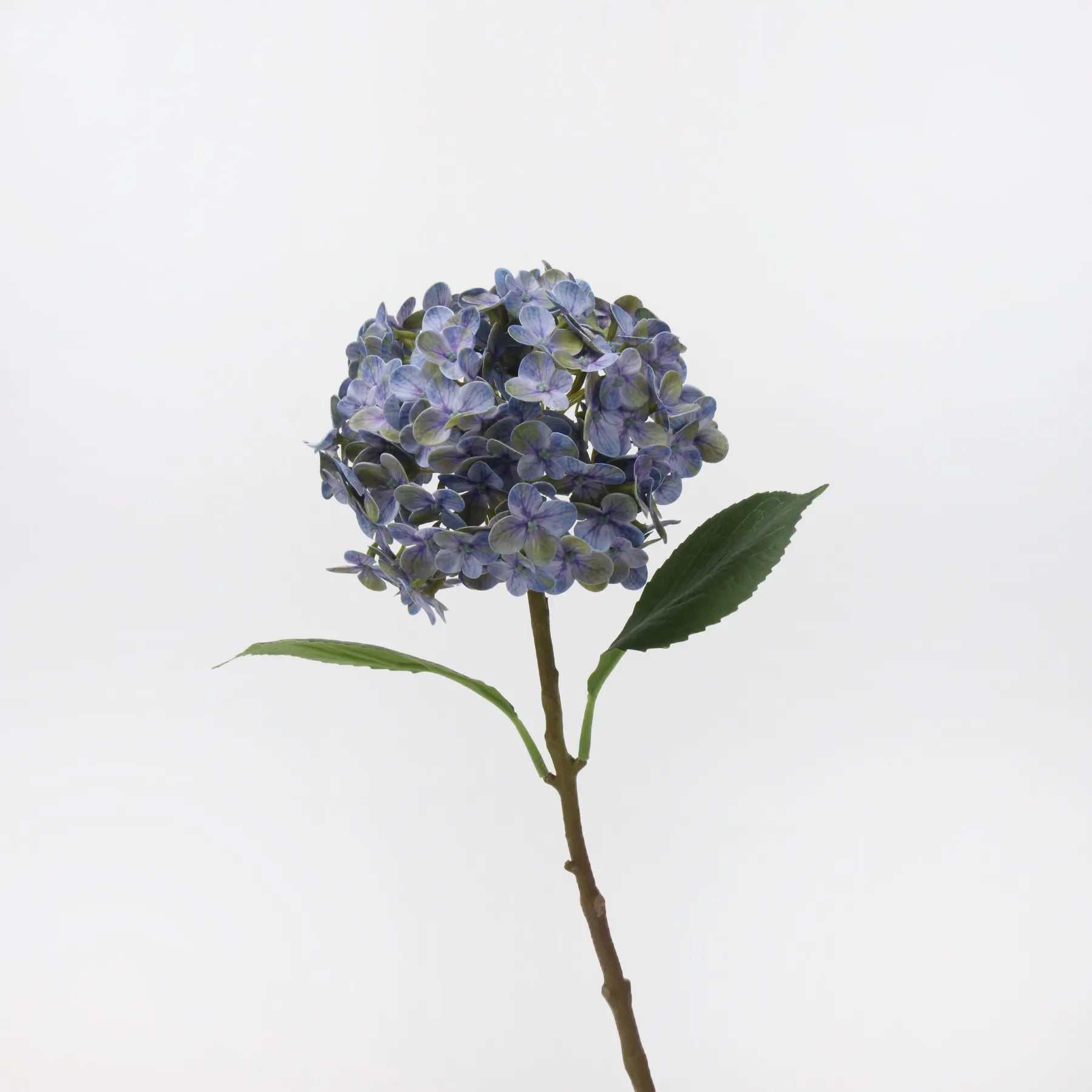 リアルタッチ フェイク アジサイ ステム - ブルーバイオレット 20"