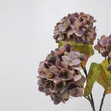 Künstliche Hortensienblüte „Real Touch“, Violett verblichen, 56 cm