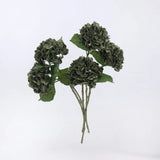 リアルタッチフェイクアジサイステム - グリーン