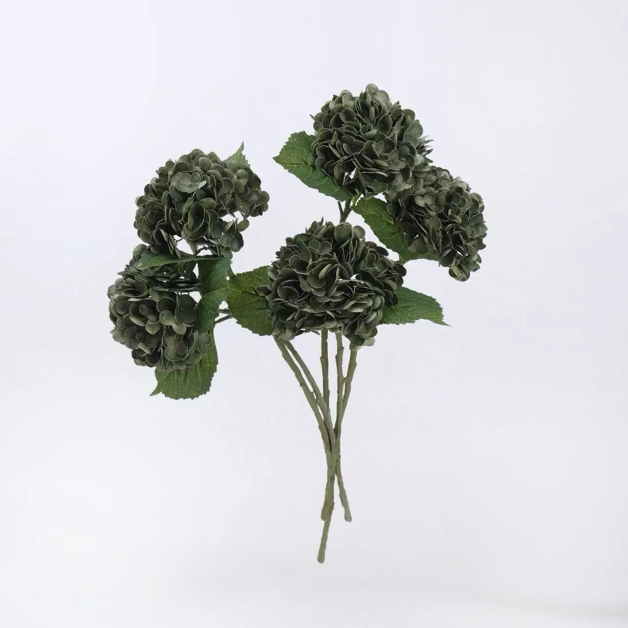 リアルタッチフェイクアジサイステム - グリーン