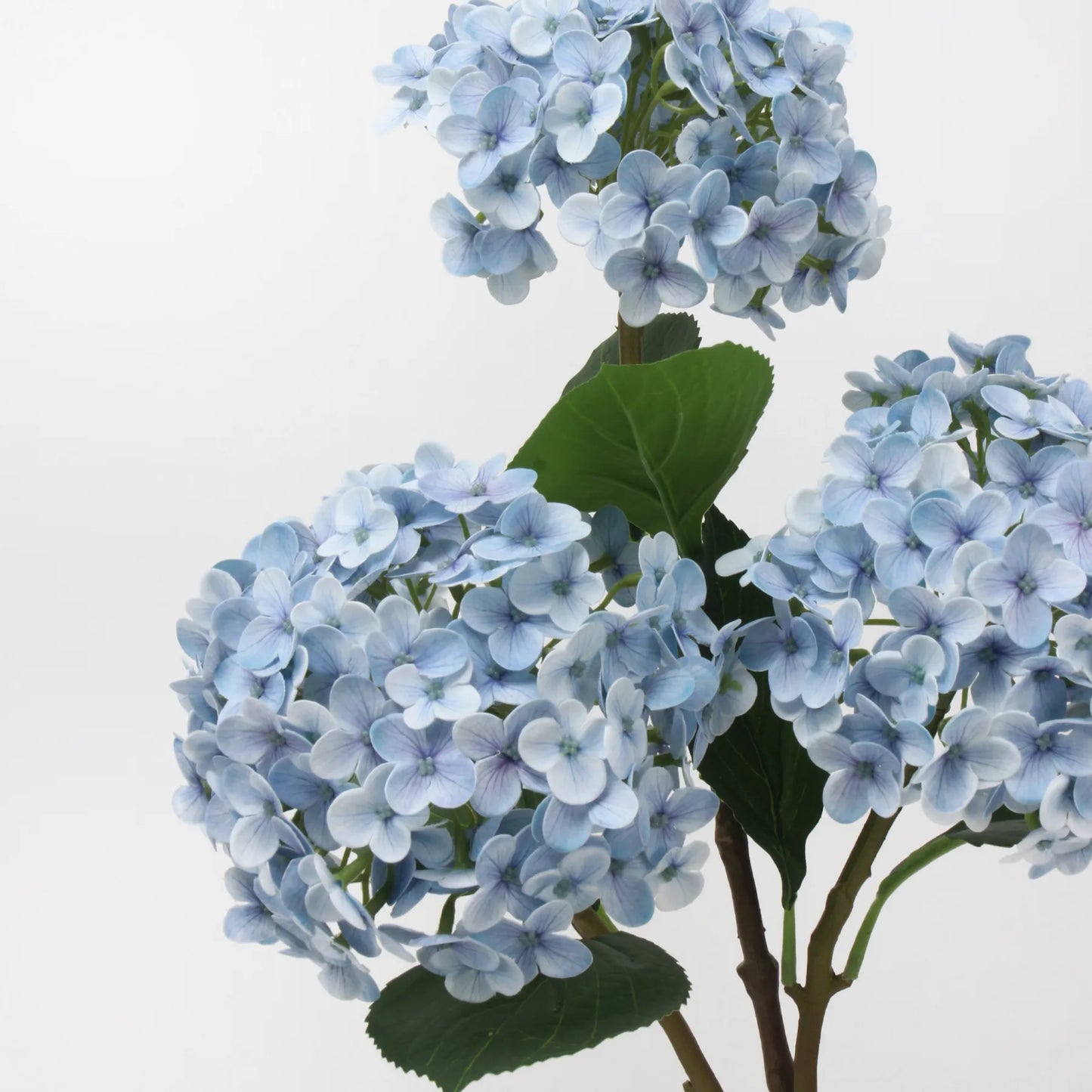 リアルタッチ フェイク アジサイ ステム - ライトブルー 20"