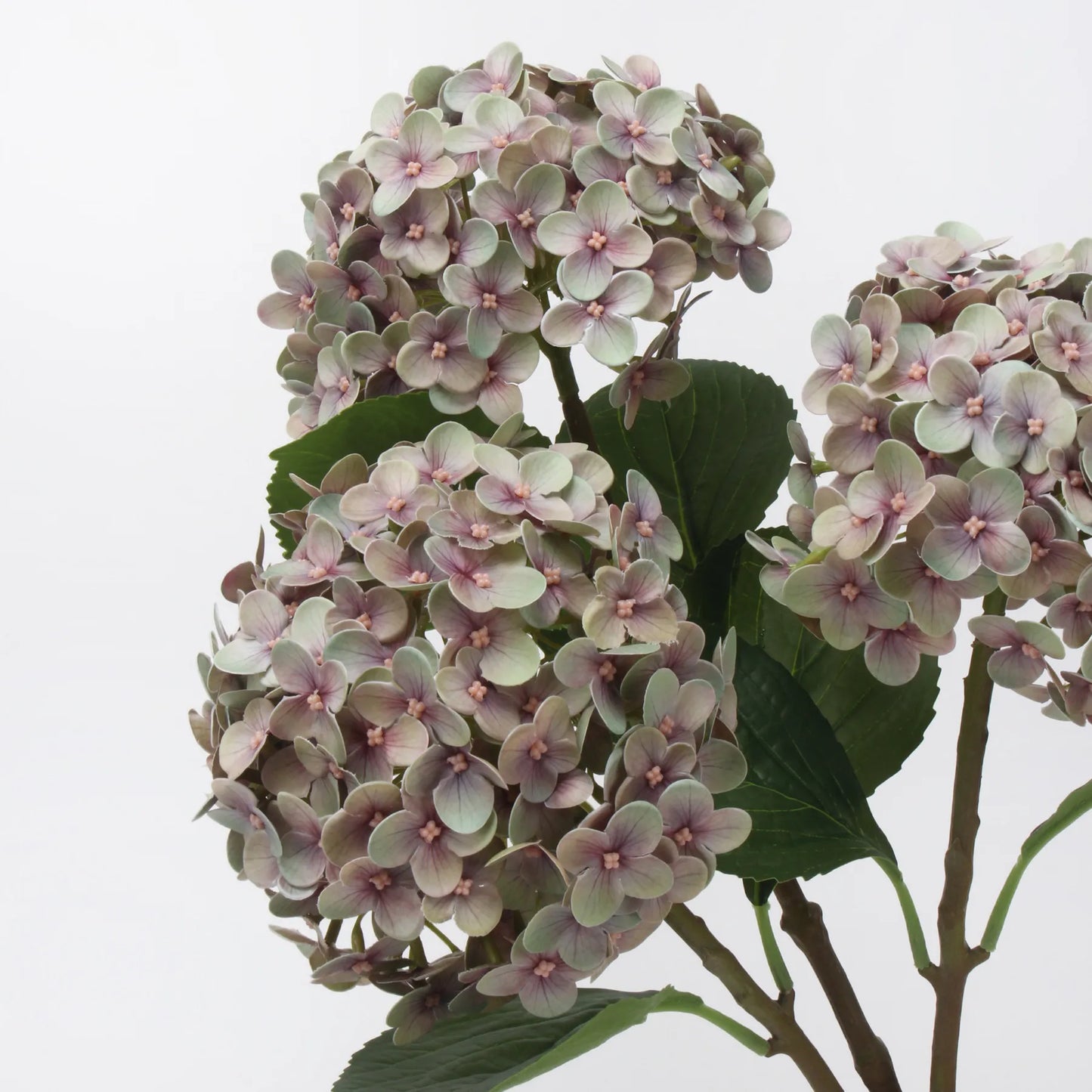 リアルタッチ フェイク アジサイ ステム - 薄紫 20"