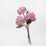 リアルタッチ フェイク アジサイ ステム - ピンク 20"