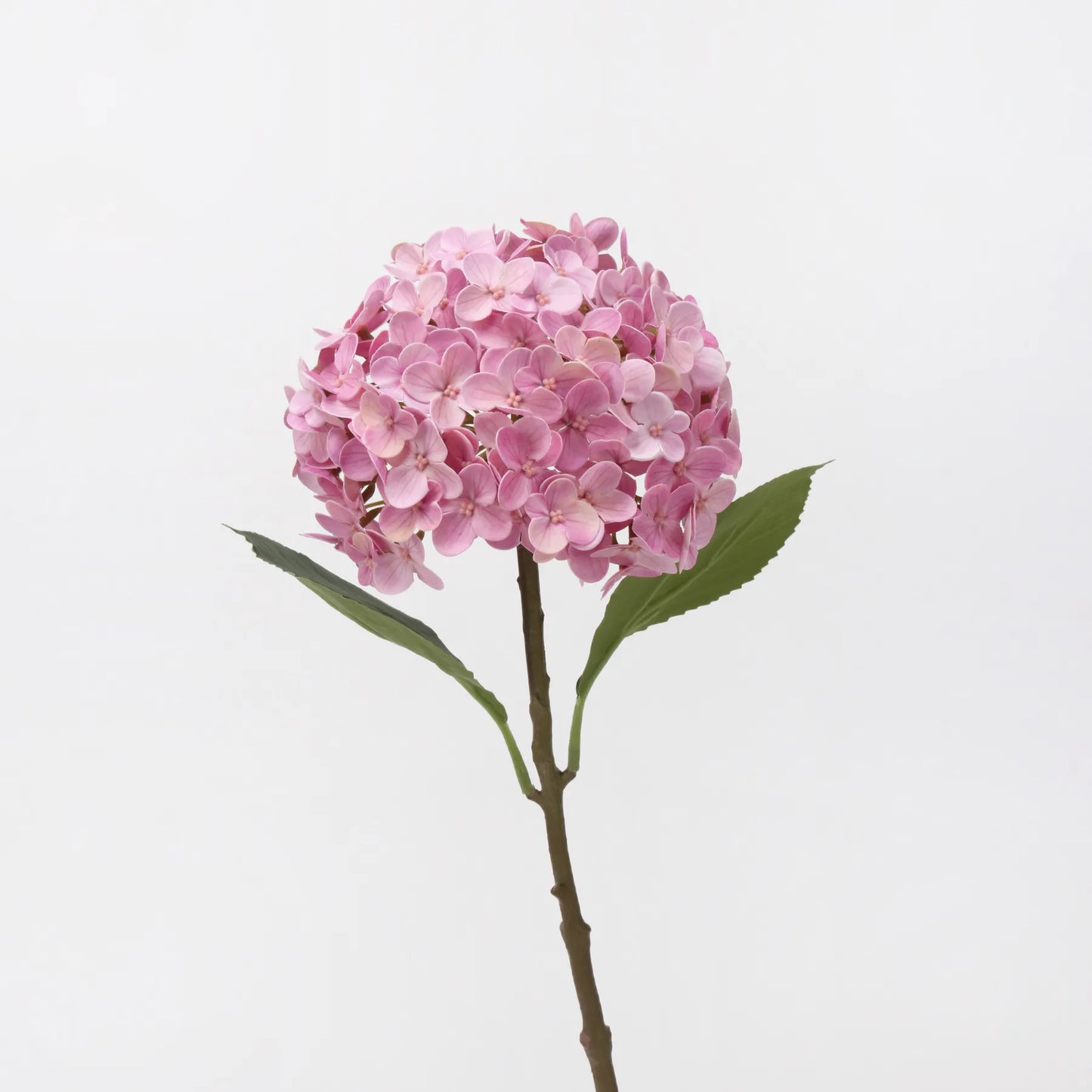 リアルタッチ フェイク アジサイ ステム - ピンク 20"