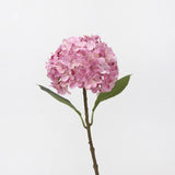 リアルタッチ フェイク アジサイ ステム - ピンク 20"