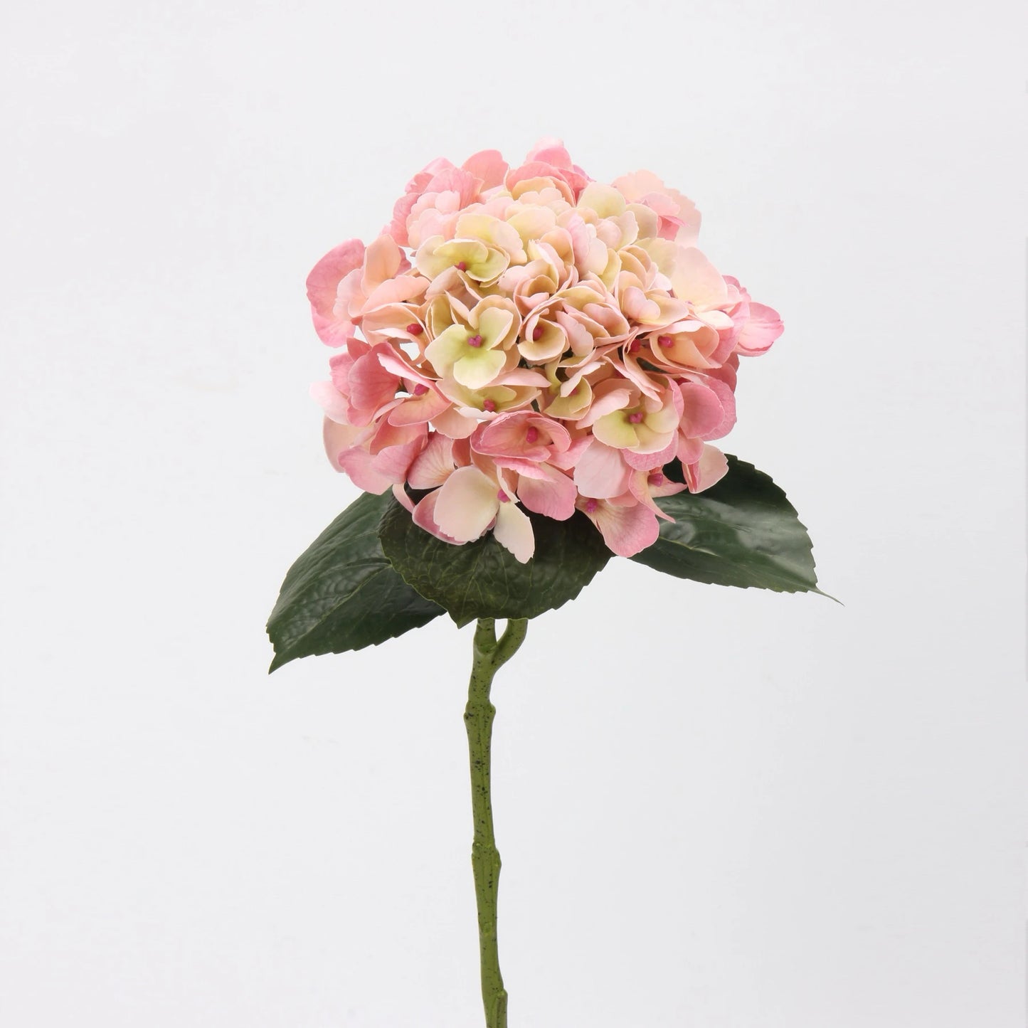 Künstlicher Hortensienstiel „Real Touch“ in Pink – 60 cm