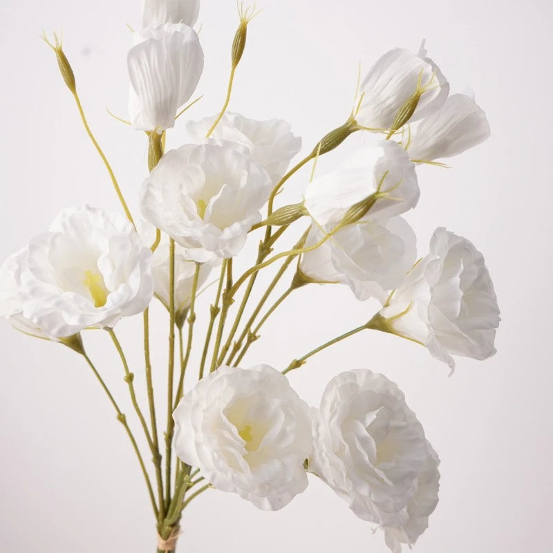 Echter Touch Künstlicher Lisianthus Strauß – 70 cm