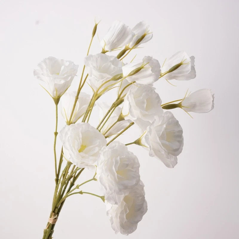 Echter Touch Künstlicher Lisianthus Strauß – 70 cm