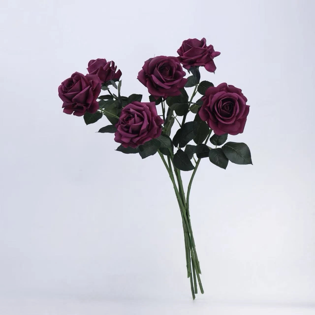 Echte Haptik – Künstliche Rosenstiel in Violett – 63,5 cm