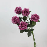 Echte Haptik – Künstliche Rosenstiel in Violett – 63,5 cm