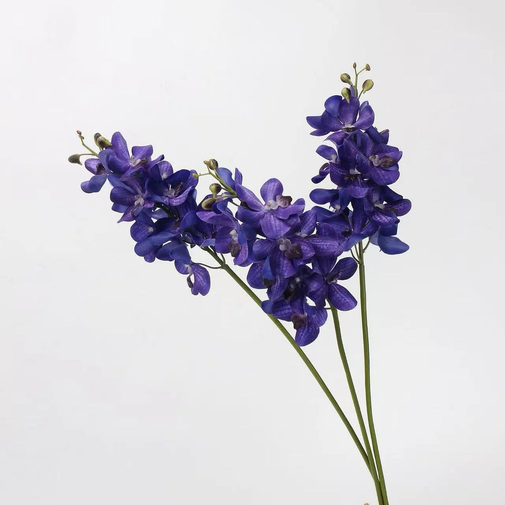 Real Touch Faux Vanda Orchid –Blue Violet 27"
