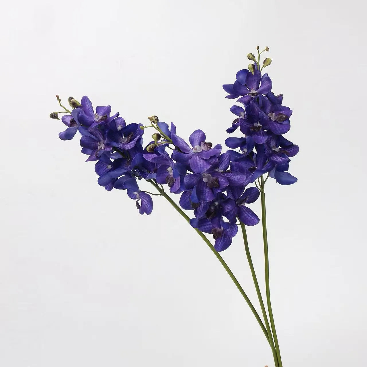 Real Touch Faux Vanda Orchid –Blue Violet 27"