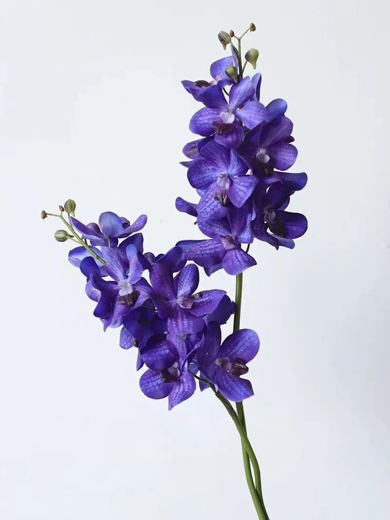 Real Touch Faux Vanda Orchid –Blue Violet 27"