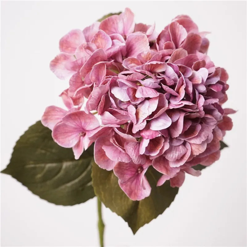 Real Touch künstlicher Hortensienzweig, riesig – Mauve, 63 cm
