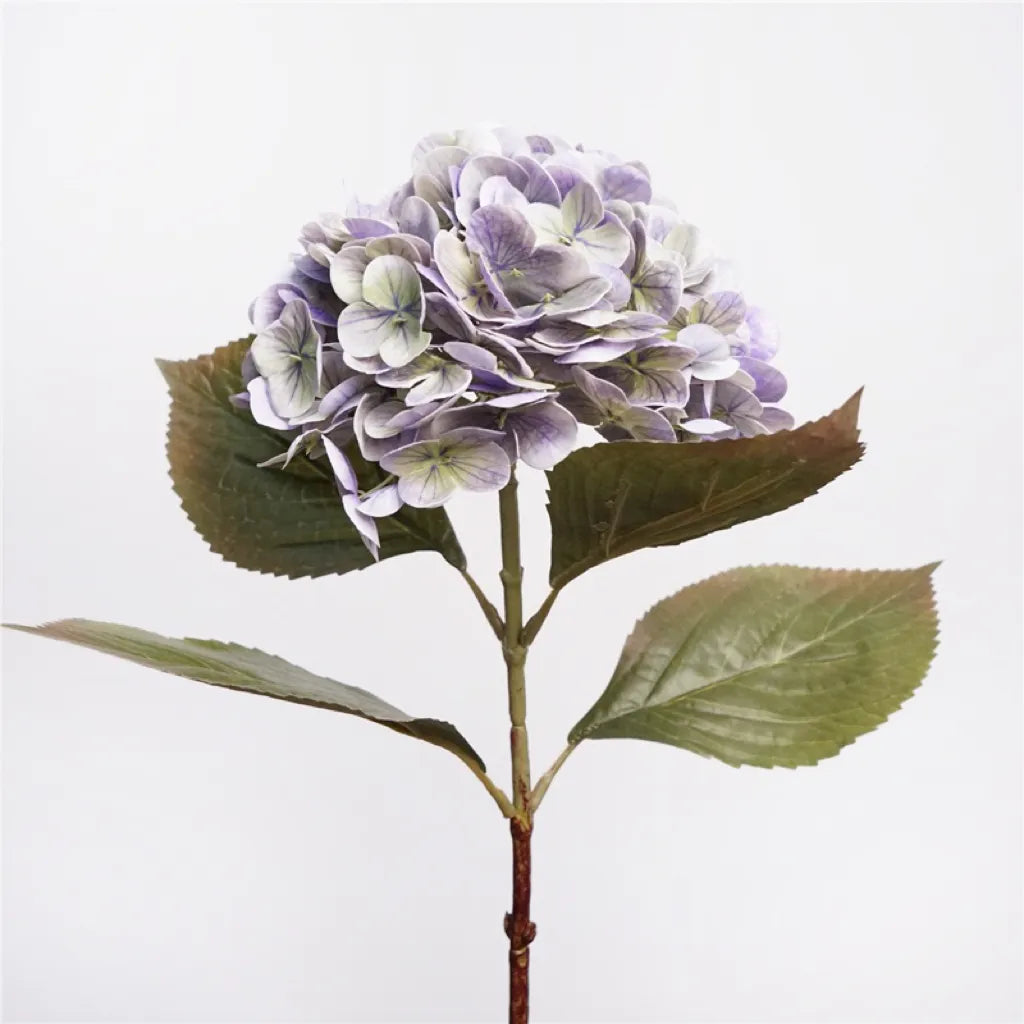 リアルタッチ巨大フェイクアジサイステム - 薄紫 20.8"
