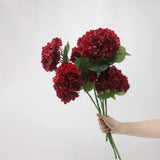 Hortensienstiel „Real Touch“ in Rot – 50 cm