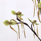 Real Touch Lady's Slipper Orchid Stem