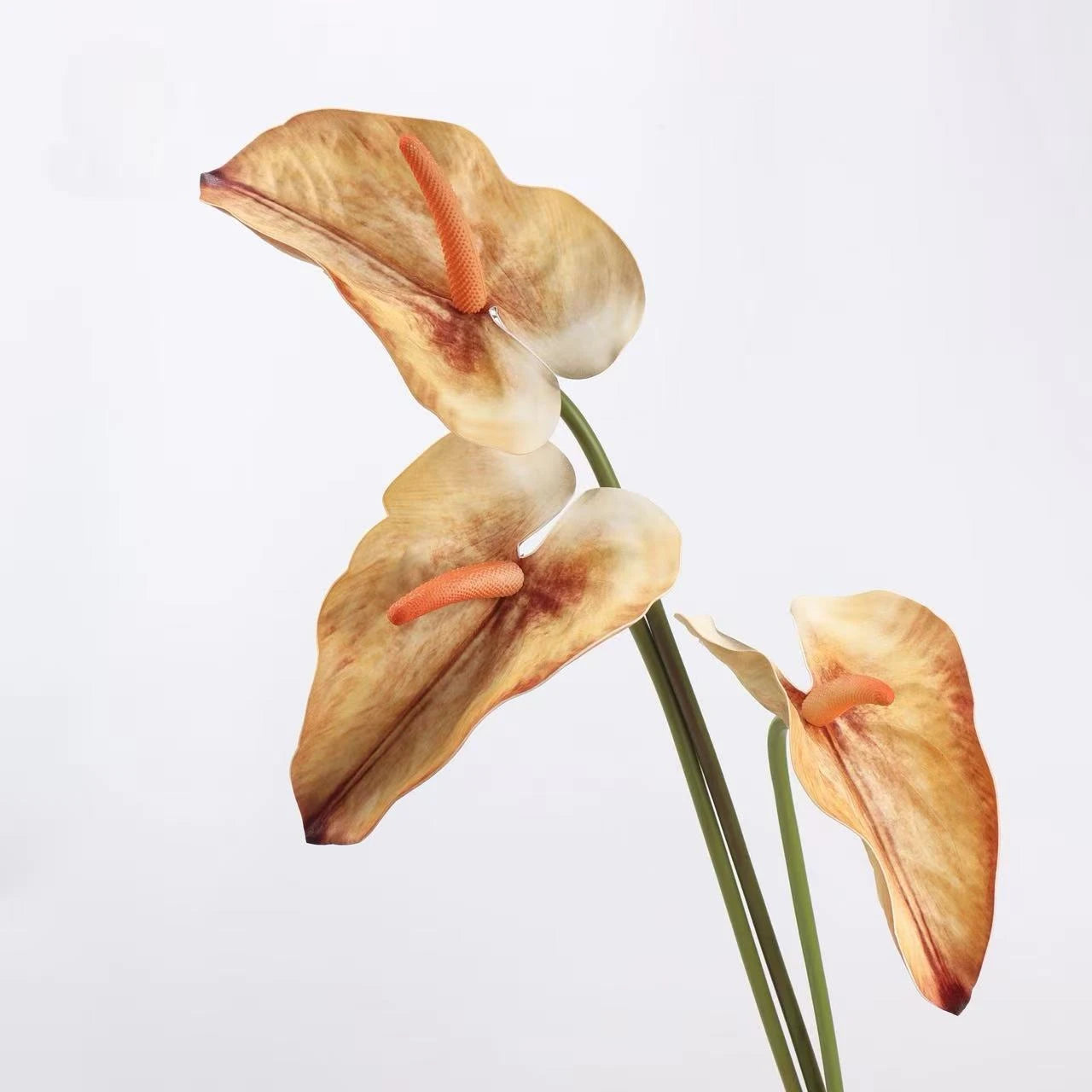 Real Touch Large Anthurium Flower Stem – 26"/65cm
