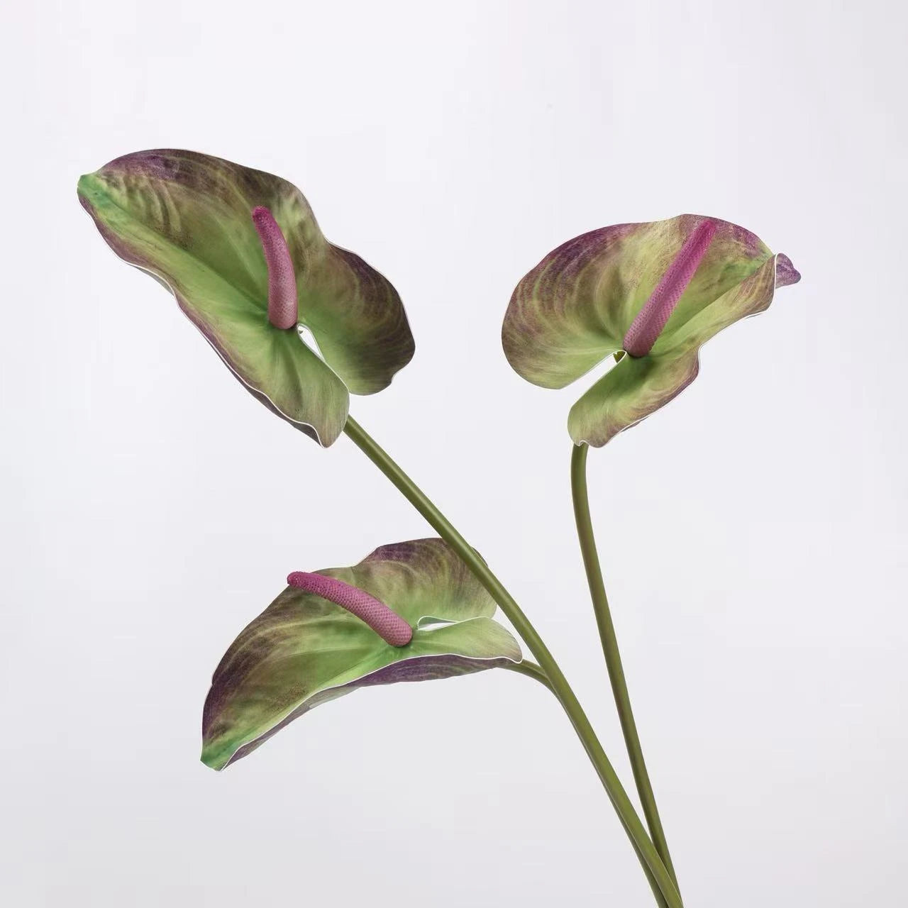 Real Touch Large Anthurium Flower Stem – 26"/65cm