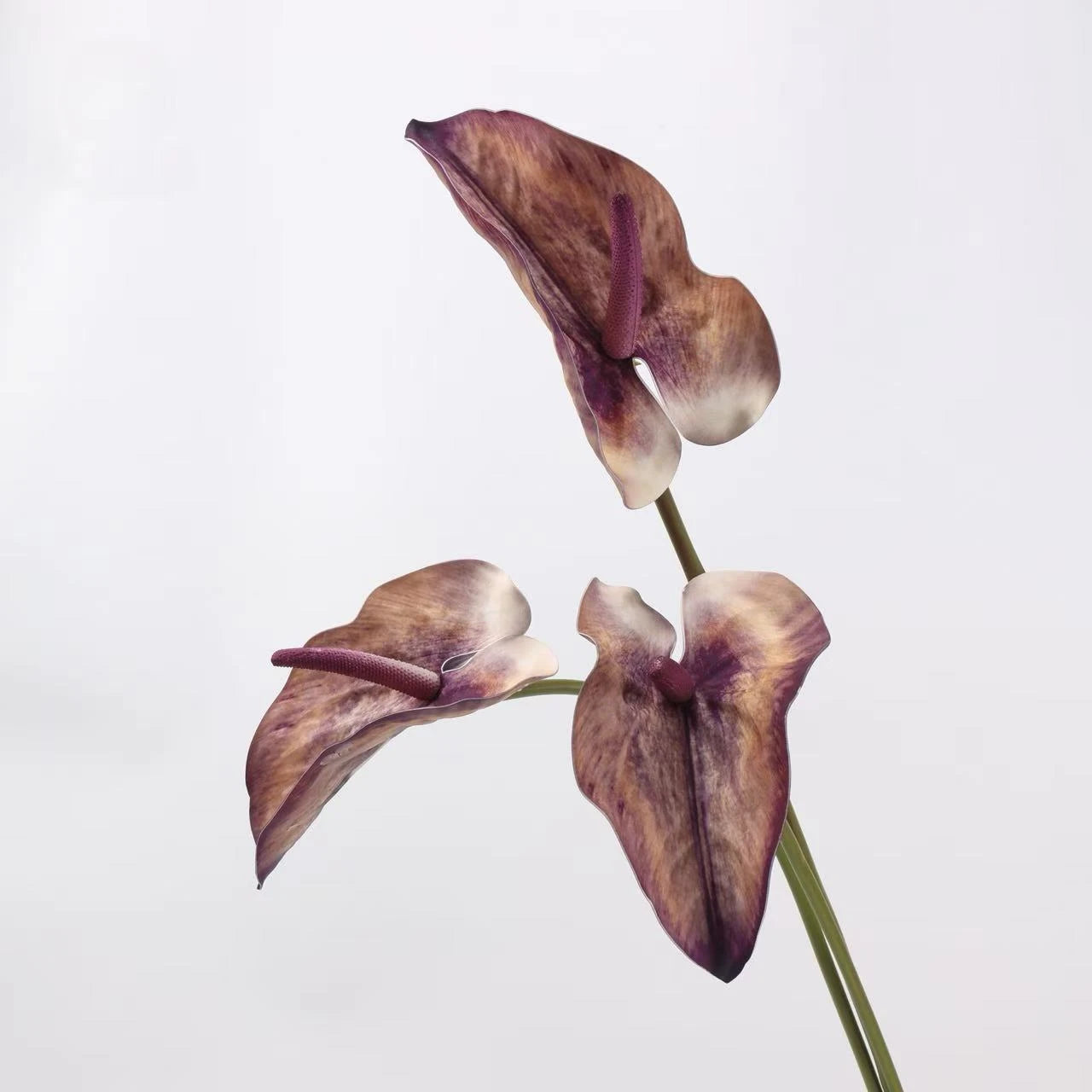 Real Touch Large Anthurium Flower Stem – 26"/65cm