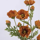 リアルタッチ 大きなポピーの花 – オレンジ 22.4"