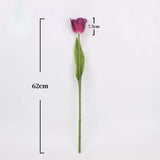 Real Touch Large Tulip Flower Stem – 24"/62cm