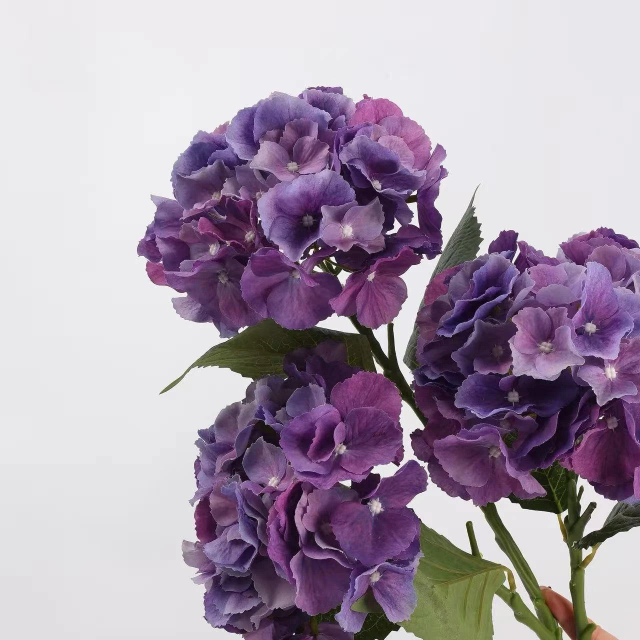 Real Touch Maillard Hydrangea Flower Stem – 20"/52cm