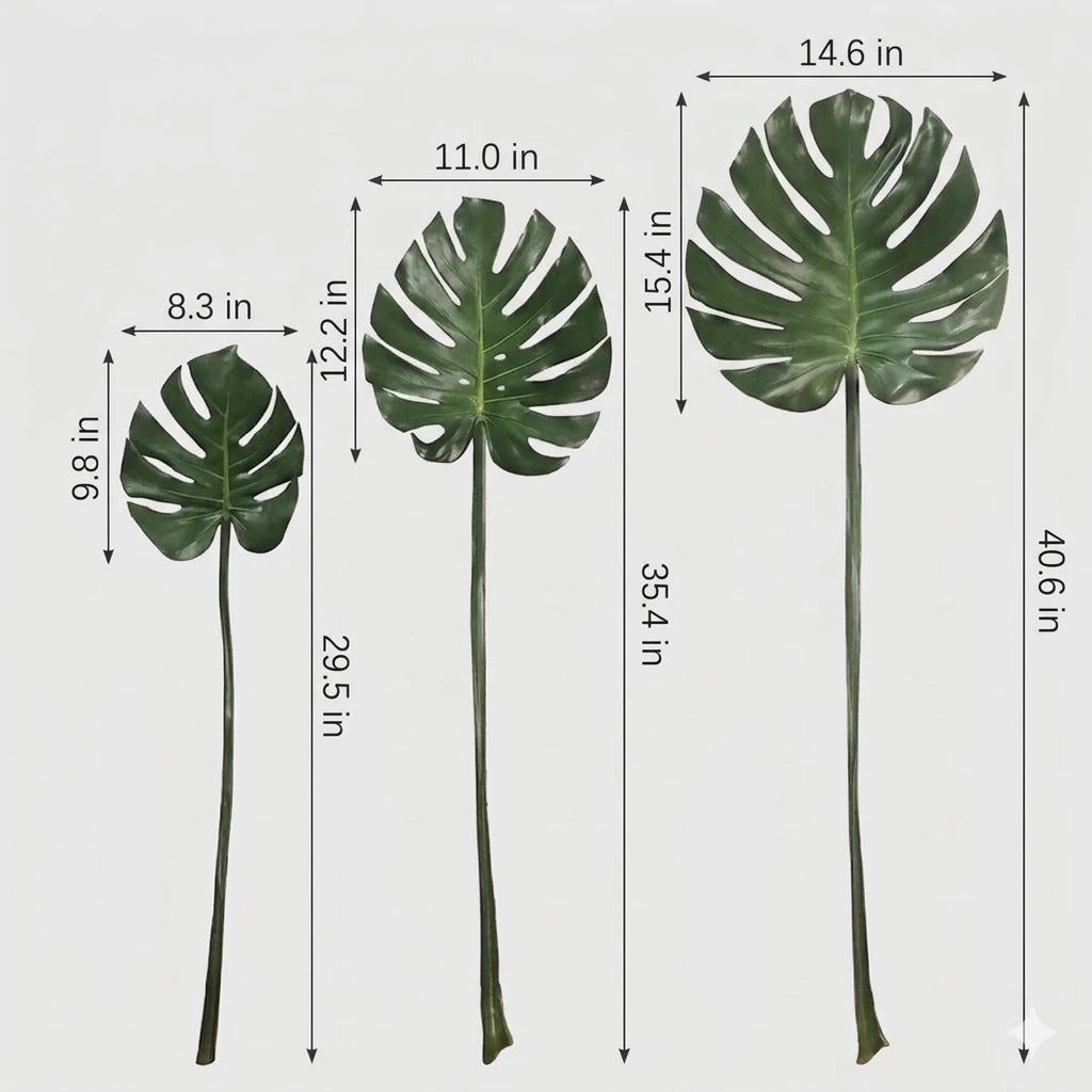Real Touch Monstera Leaf